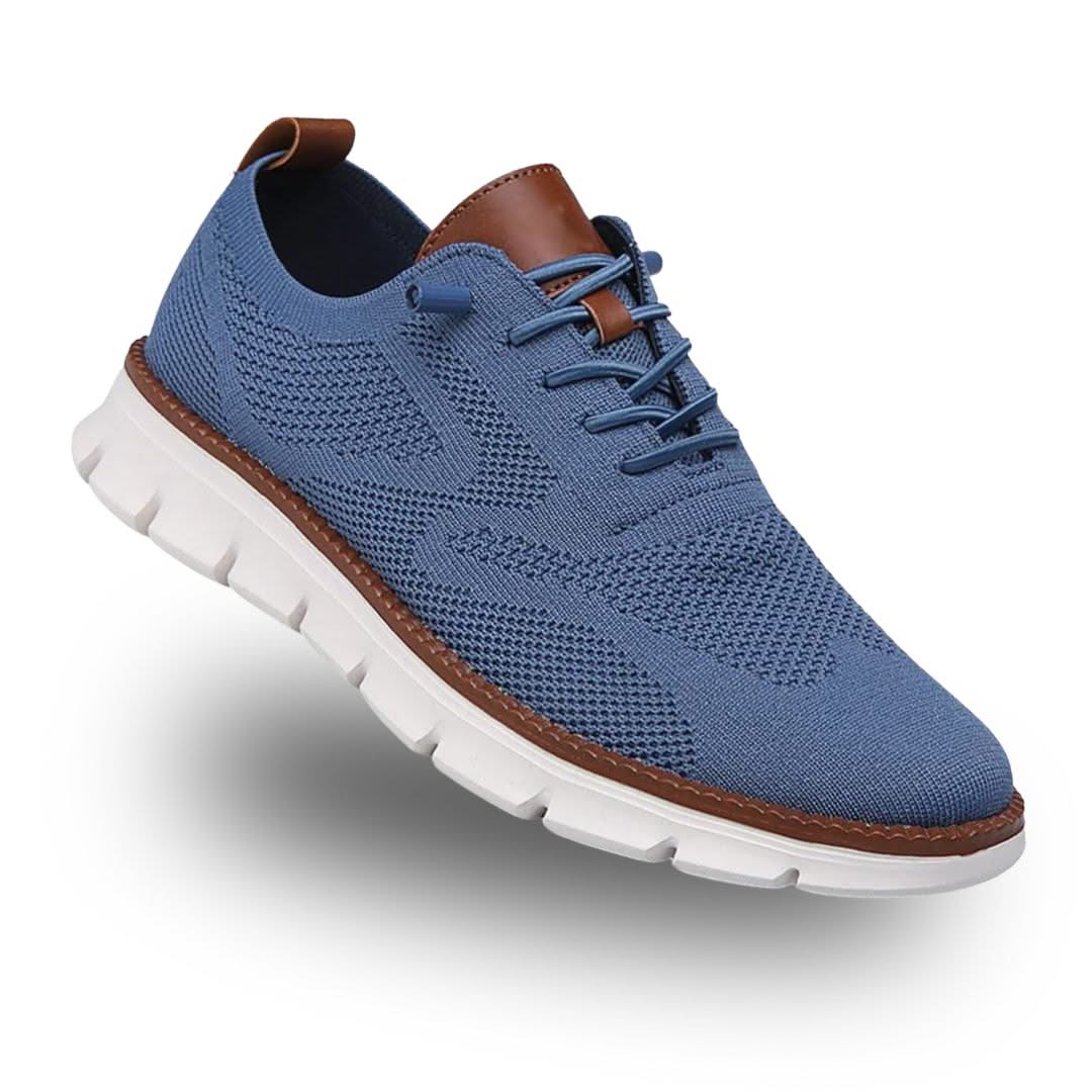 Chaussures homme respirantes à lacets avec semelle souple
