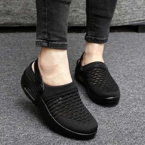 Chaussures Orthopédiques Femme Respirantes à Coussin d’Air