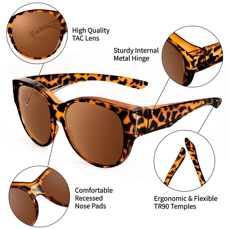 Lunettes de Soleil Femme Œil de Chat Polarisées UV400 Chic