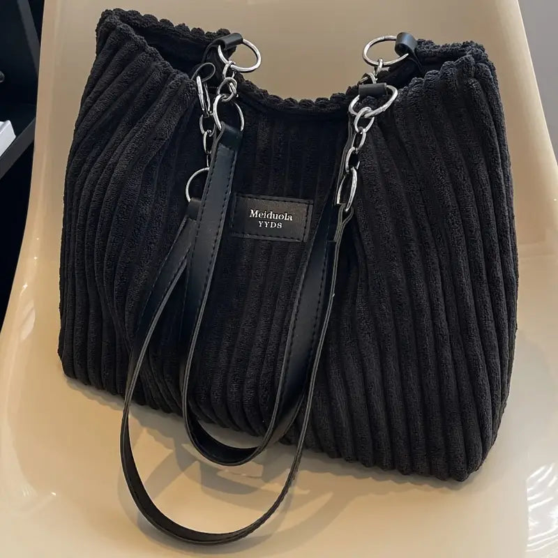 Sac fourre-tout en coton spacieux et élégant – Pratique et polyvalent au quotidien
