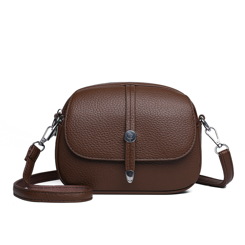 Sac bandoulière compact en similicuir souple – Élégant, léger et polyvalent