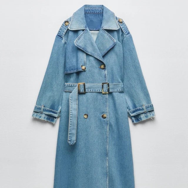 Veste Denim Femme Oversize Coupe Ample Style Urbain Confort Quotidien