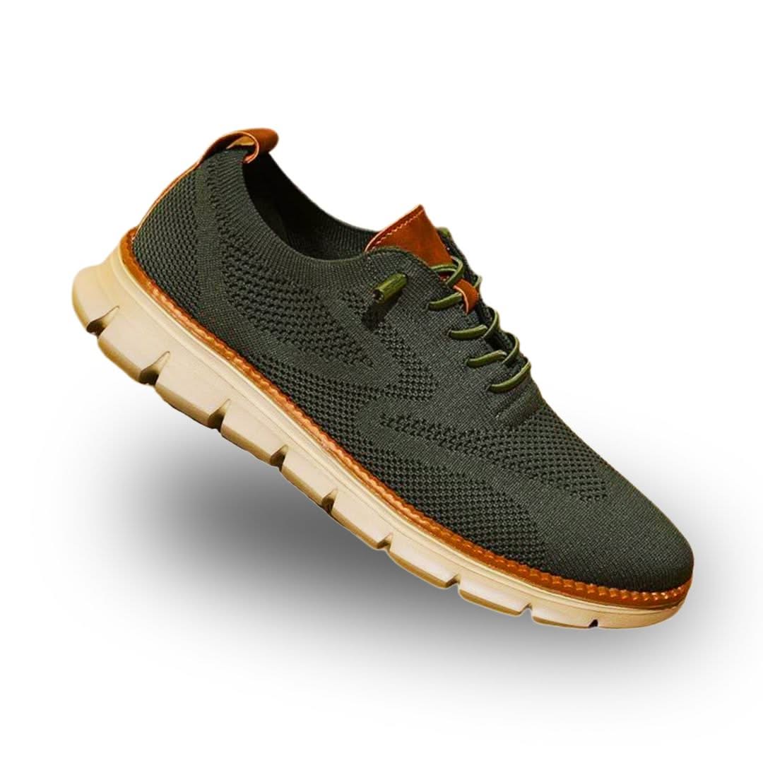 Chaussures homme respirantes à lacets avec semelle souple