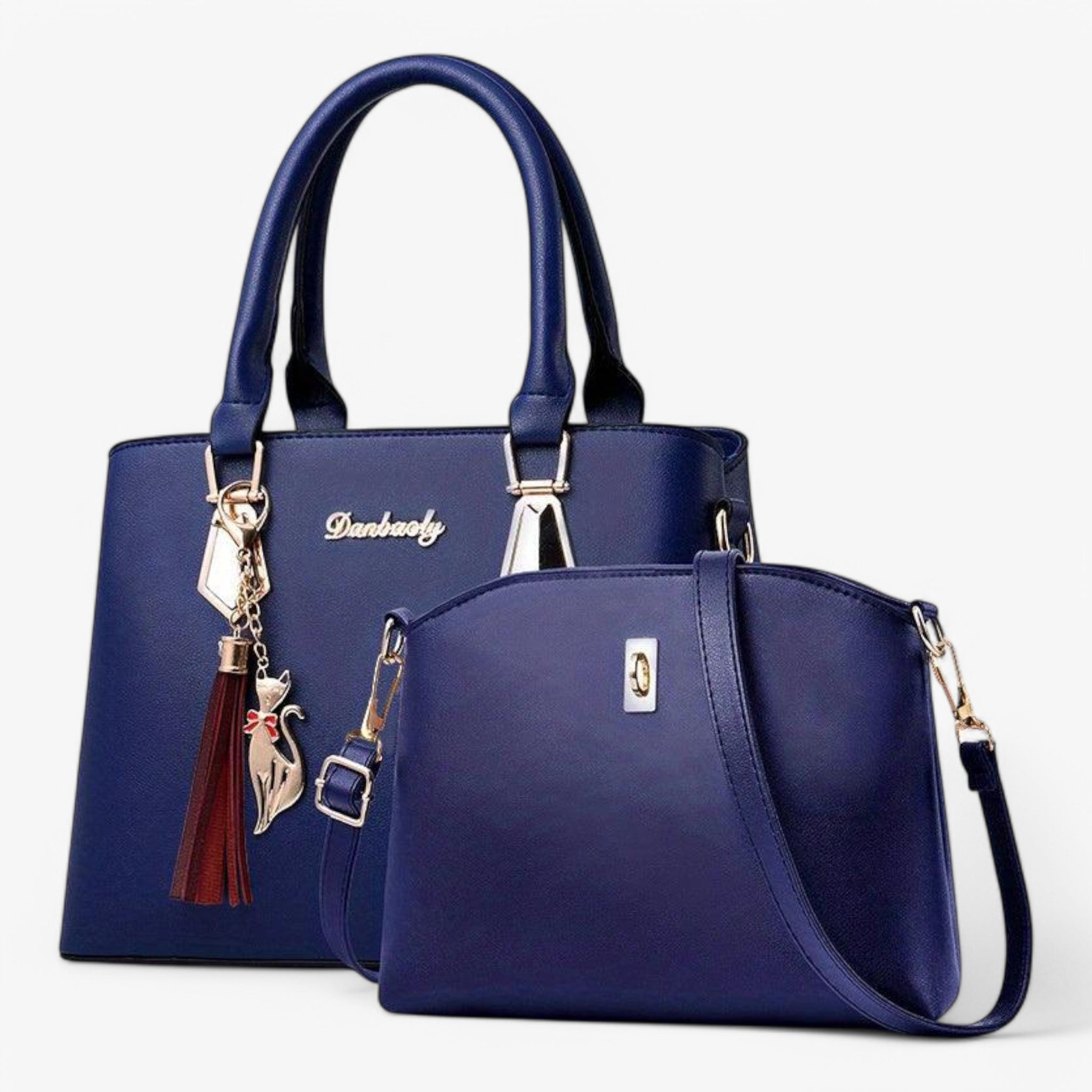 Sac À Main Femme Ensemble Élégant Avec Bandoulière Assortie