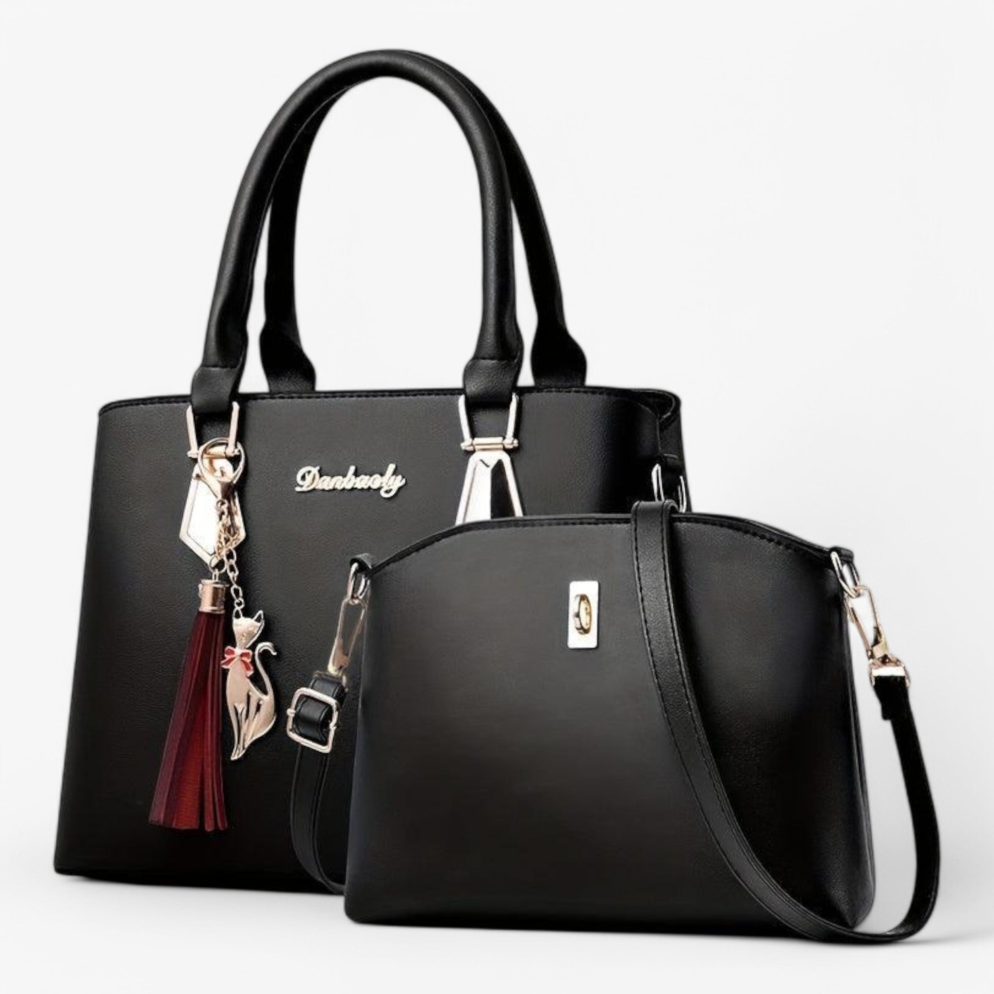 Sac À Main Femme Ensemble Élégant Avec Bandoulière Assortie