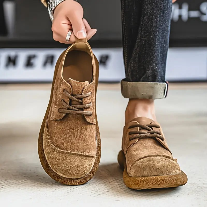 Chaussures homme en cuir à lacets confortables