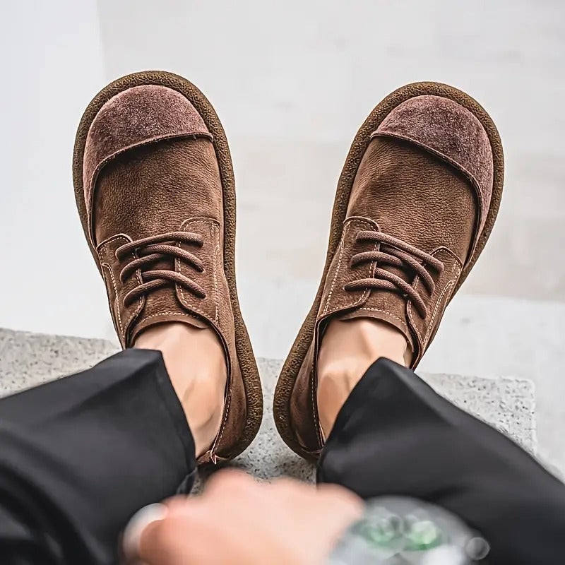 Chaussures homme en cuir à lacets confortables