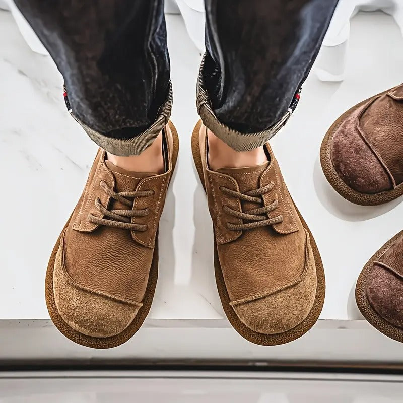 Chaussures homme en cuir à lacets confortables
