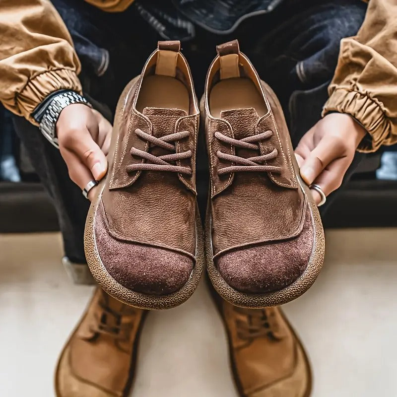 Chaussures homme en cuir à lacets confortables