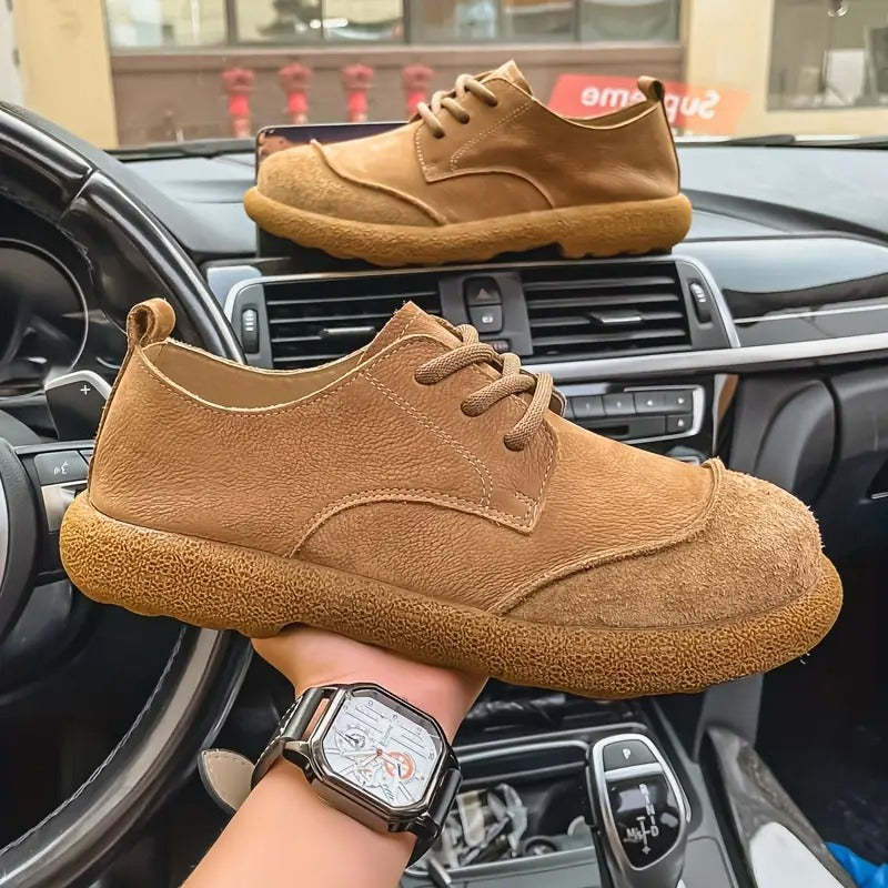 Chaussures homme en cuir à lacets confortables