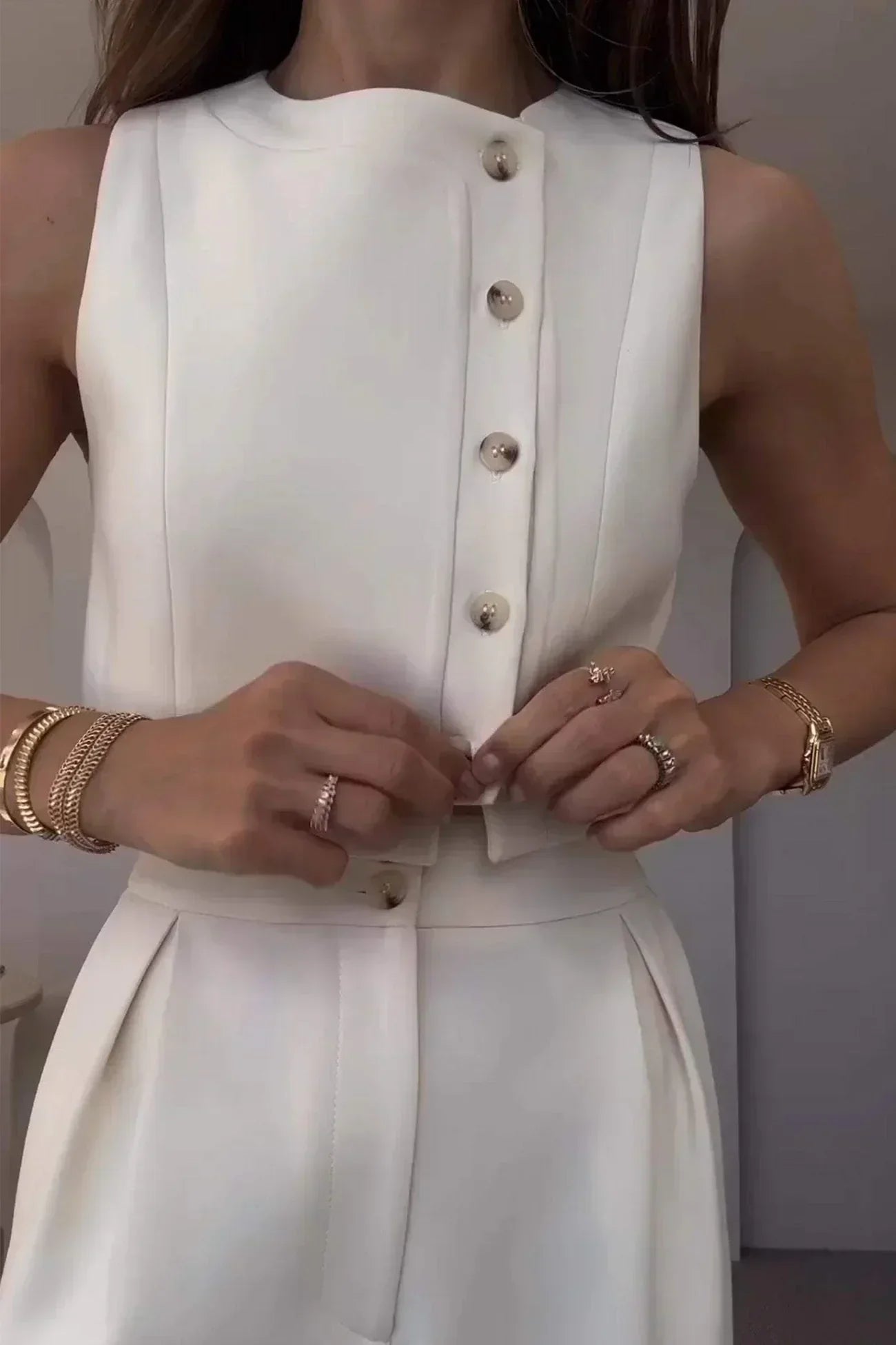 Ensemble Deux Pièces Chic Structuré