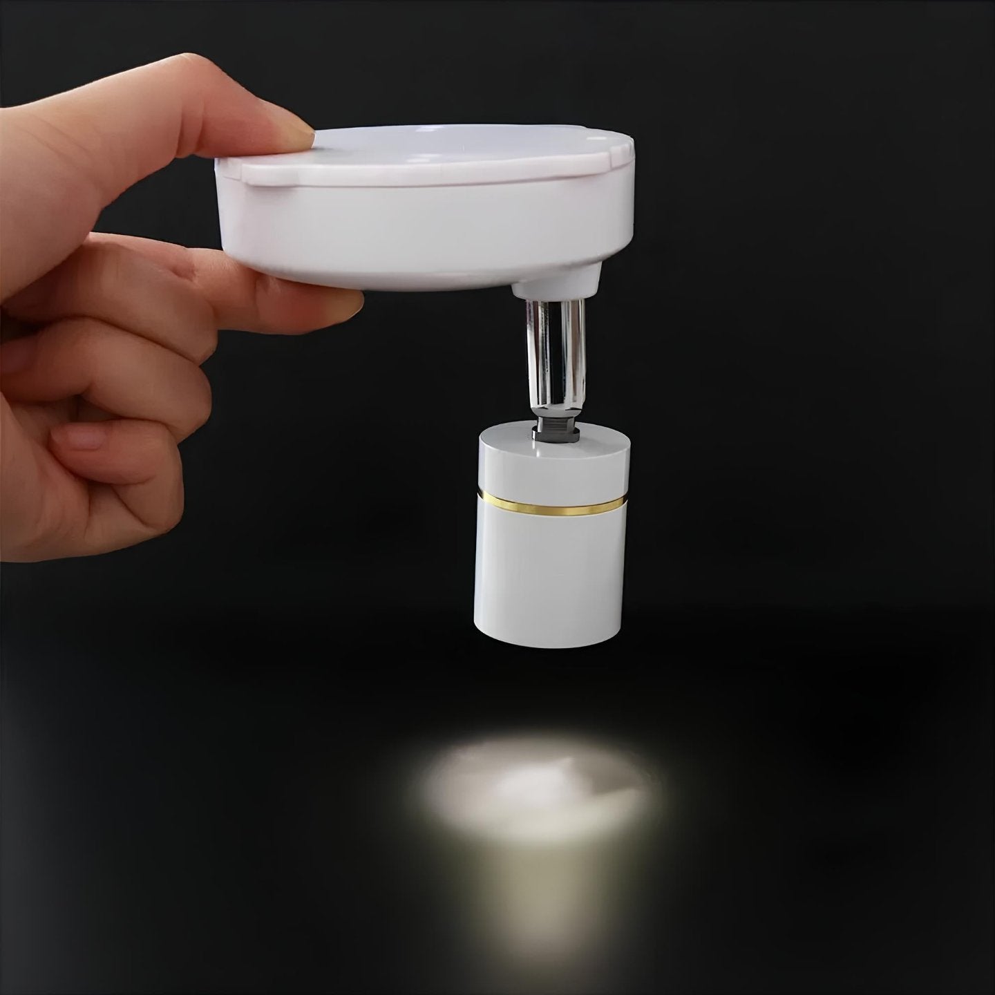 Spot LED sans perçage orientable – Éclairage mural rechargeable avec télécommande