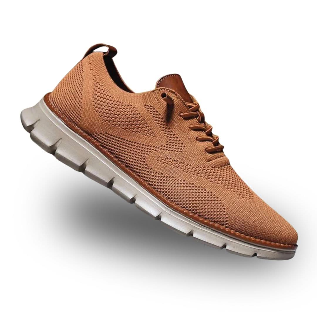 Chaussures homme respirantes à lacets avec semelle souple