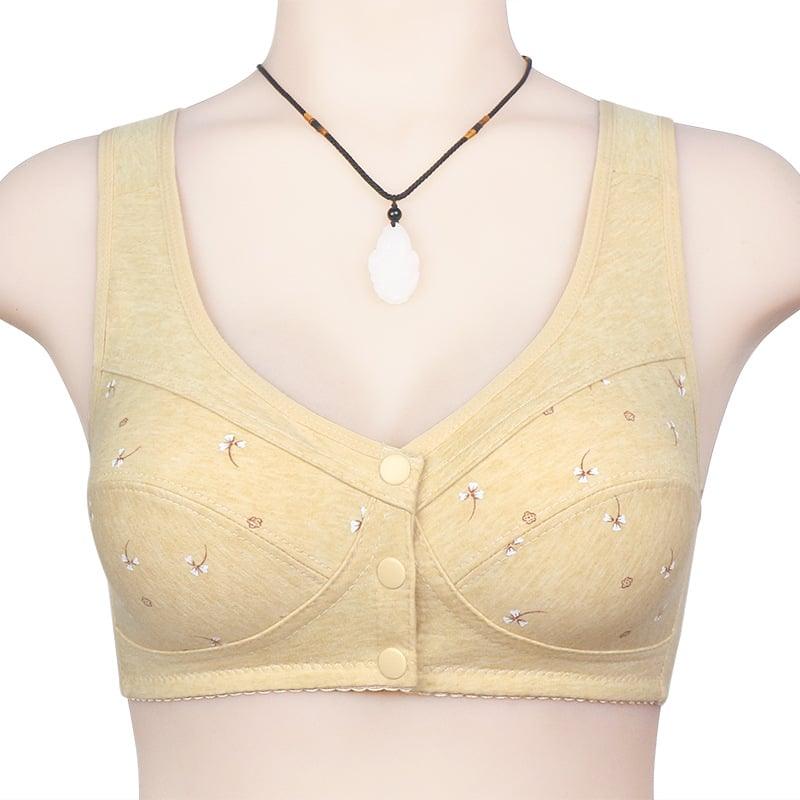 Soutien-gorge en coton à fermeture frontale – Confort et maintien