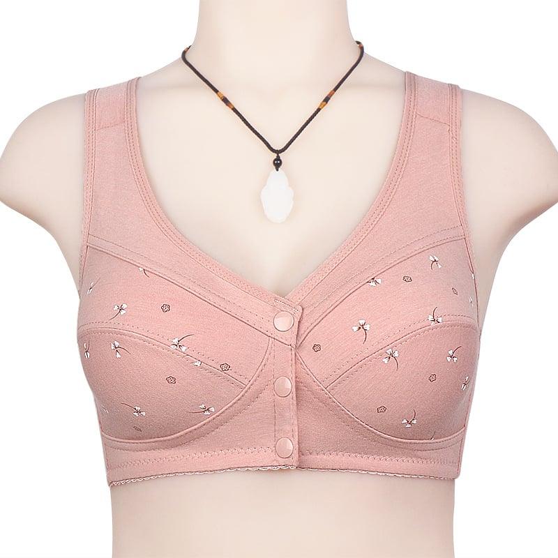 Soutien-gorge en coton à fermeture frontale – Confort et maintien