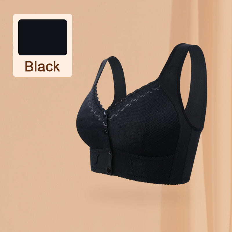 Soutien-gorge sans armature à fermeture frontale – Confort respirant et maintien