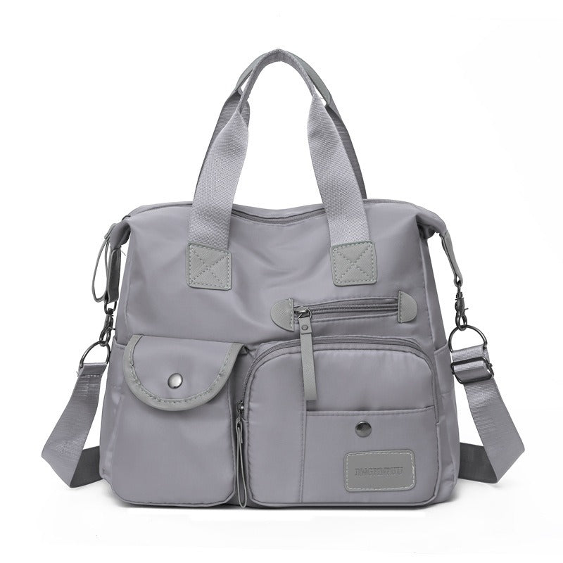 Grand sac tote femme imperméable en nylon avec bandoulière