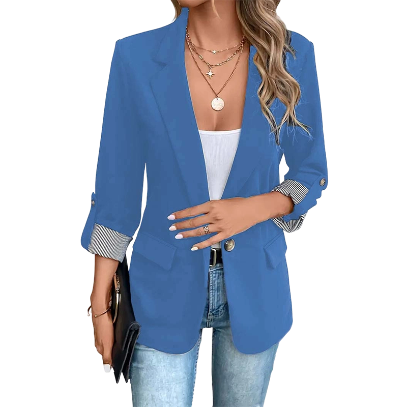 Blazer femme structuré pour look casual chic