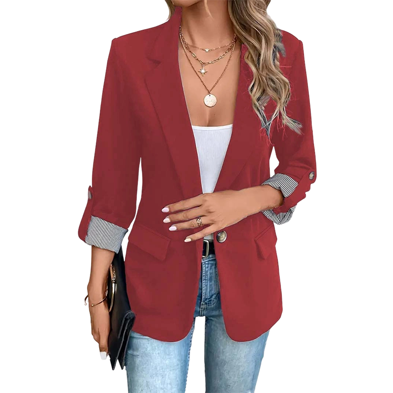 Blazer femme structuré pour look casual chic