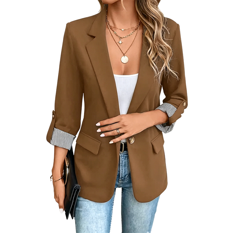 Blazer femme structuré pour look casual chic