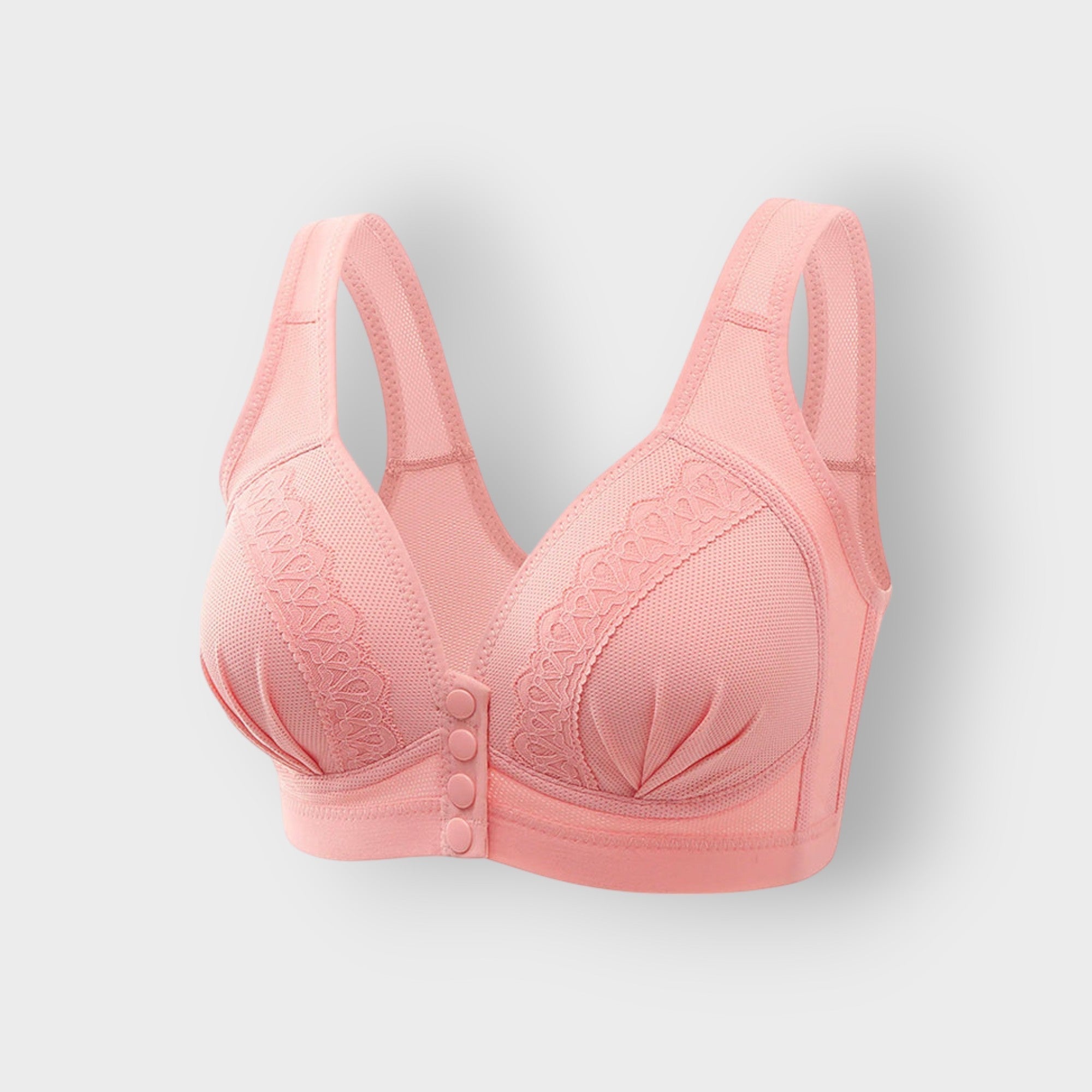 Soutien-gorge confort en coton à fermeture avant – Maintien naturel