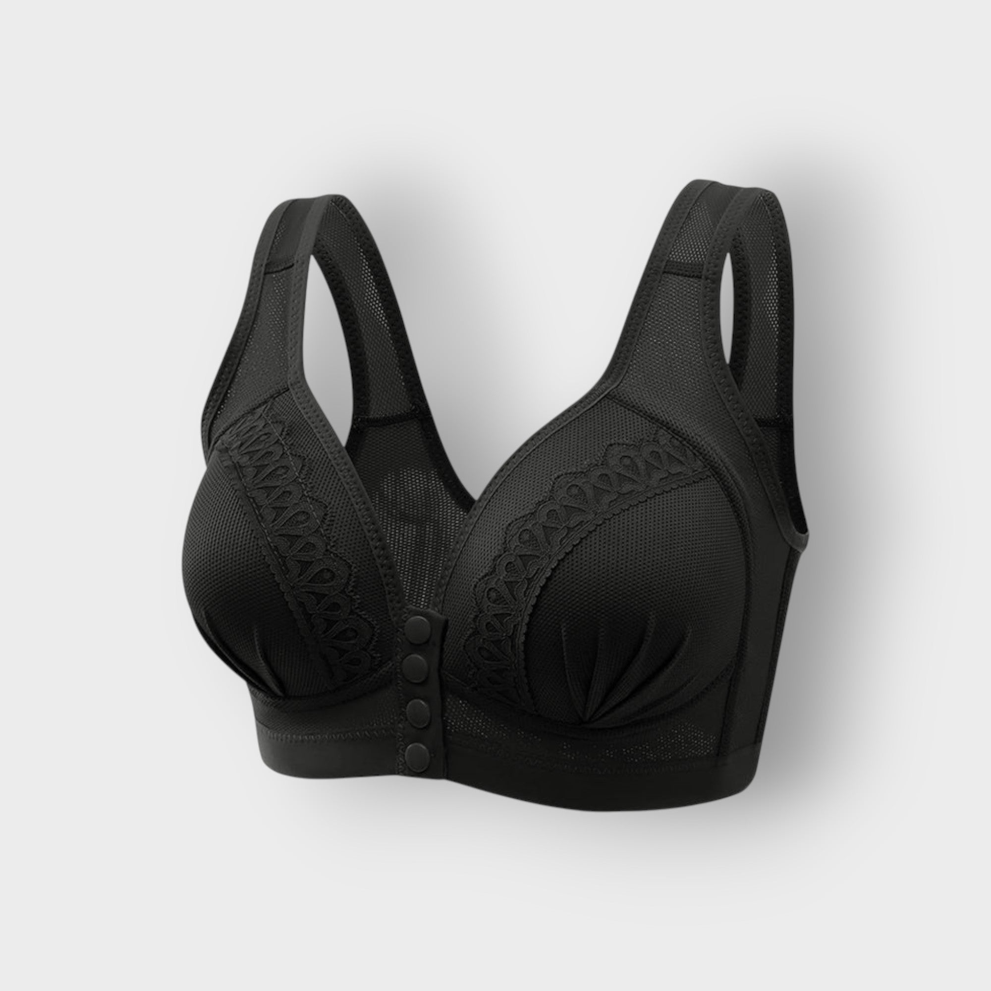 Soutien-gorge confort en coton à fermeture avant – Maintien naturel